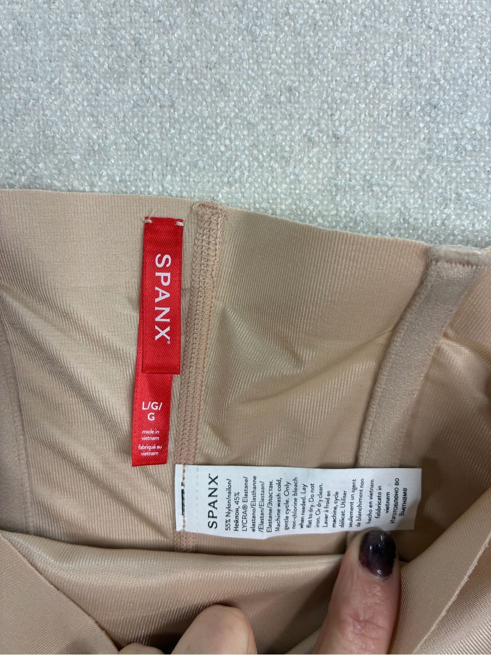 SPANX Waist Cincher Shapewear Size Large Champagne Beige NWT #10328R - Picture 4 of 8